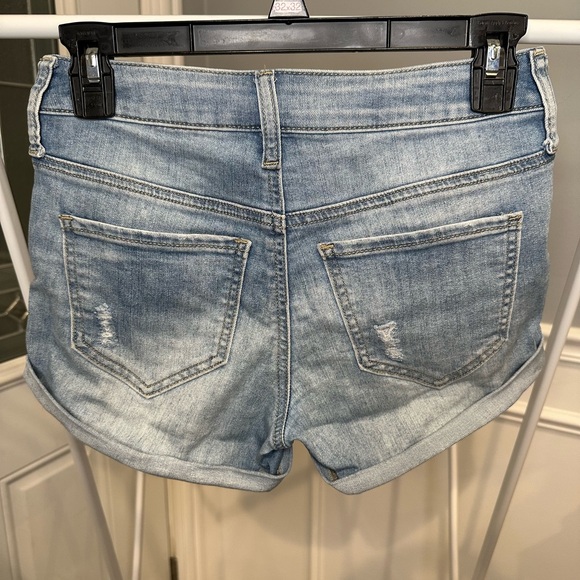 So Denim Blue Juniors Shorts (Size 1) - Picture 2 of 2